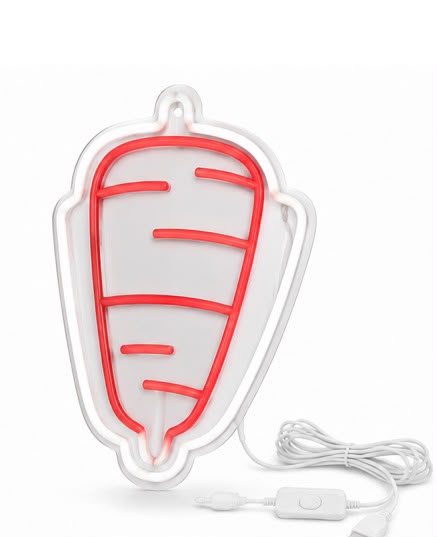 شكل شريحة لحم LED نيون – USB 34*23مقاس