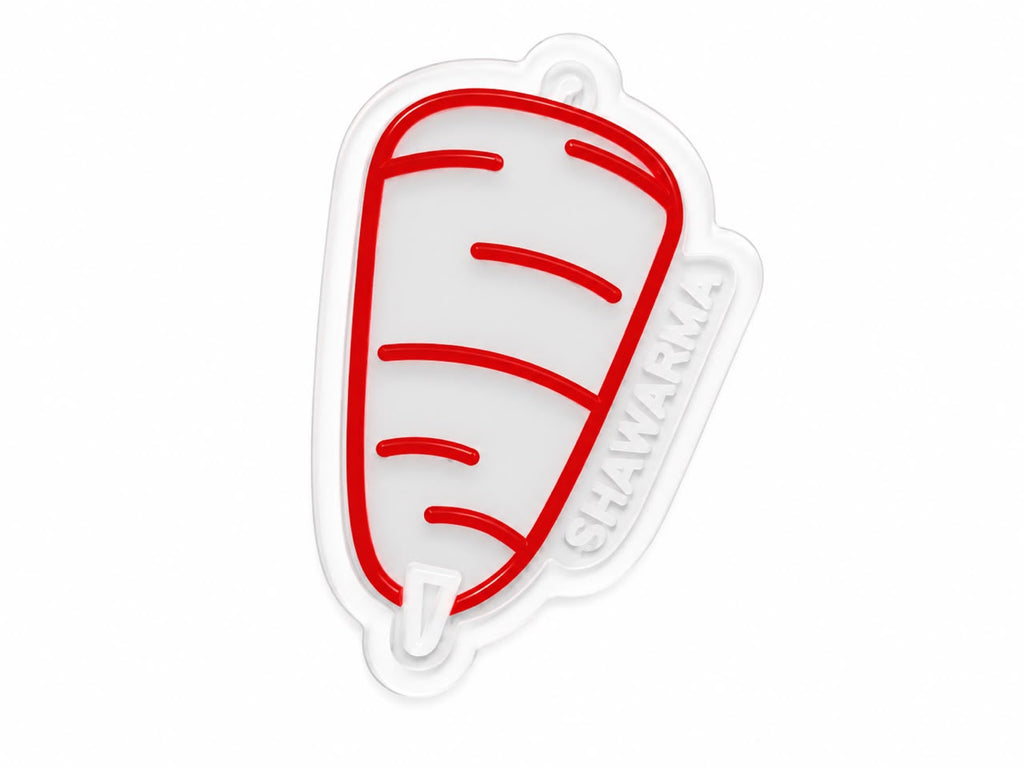 شكل شريحة لحم LED نيون – USB 34*23مقاس